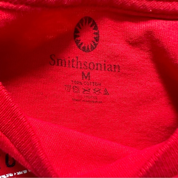 Smithsonian Kids T-Shirt Red Medium American History Museum Souvenir - Picture 4 of 6